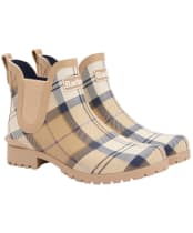 Women's Barbour Wilton Ankle Welly - Hessian Tartan
