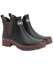 Women's Barbour Mallow Chelsea Wellington Boots - BLACK/VICUNA