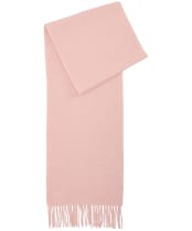 Women's Barbour Lambswool Woven Scarf - Pink Blush