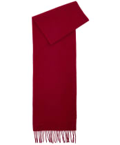 Women's Barbour Lambswool Woven Scarf - Wine