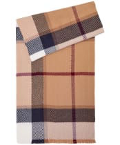 Women’s Barbour Blair Tartan Scarf - Hessian Tartan