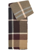 Women’s Barbour Blair Tartan Scarf - Gardenia Tartan