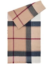Women's Barbour Rosefield Tartan Scarf - Hessian Tartan