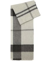 Women's Barbour Rosefield Tartan Scarf - Monochrome Tartan 