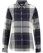 Women’s Barbour Moorland Shirt - Navy / Arabesque Check