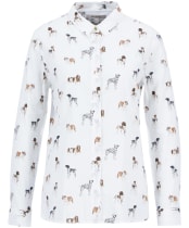 Women’s Barbour Safari Shirt - DOG PRINT2