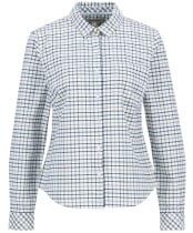 Women's Barbour Woodside Check Shirt - Navy Check