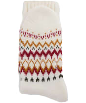 Women's Barbour Kingsford Fair Isle Sock - Cloud