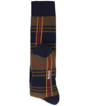 Women's Barbour Wellington Tartan Knee Length Sock - Classic Tartan
