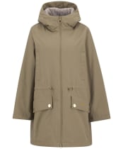 Women's Barbour Inola Showerproof Jacket - Military Brown / Ancient Tartan