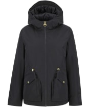 Women's Barbour International Winter Piper Showerproof Jacket - Black