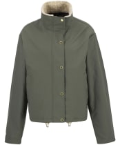 Women's Barbour International Luanda 3 In 1 Showerproof Jacket - Dusky Khaki