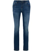 Women's Barbour Essential Slim Jeans - WORN BLUE WASH