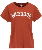 Women's Barbour Northumberland Classic T-Shirt - Orange