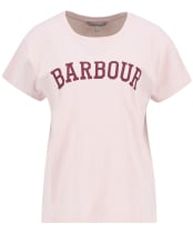 Women's Barbour Northumberland Classic T-Shirt - Pink Blush