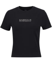 Women's Barbour International Harley T-Shirt - Black