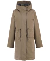 Women's Barbour Bowlees Waterproof Jacket - Military Brown