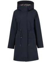 Women's Barbour Bowlees Waterproof Jacket - DEEP NAVY/DRESS