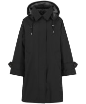 Women's Barbour Sadie Waterproof Jacket - Black / Onyx Tartan