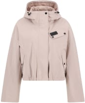 Women's Barbour International Atlanta Cropped Waterproof Jacket - Rose Quartz