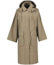Women's Barbour Maude Waterproof Jacket - Military Brown / Ancient Tartan