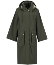 Women's Barbour Maude Waterproof Jacket - Olive / Ancient Tartan
