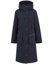 Women's Barbour Bamburgh Waterproof Jacket - Deep Navy / Blackwatch