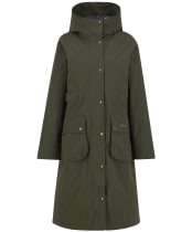 Women's Barbour Bamburgh Waterproof Jacket - Olive / Classic Tartan