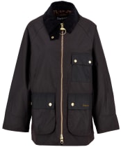 Women's Barbour Luella Waxed Jacket - RUSTIC/MUTED TAR