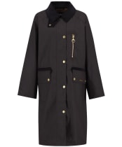 Women's Barbour Evette Waxed Jacket - RUSTIC/MUTED TAR