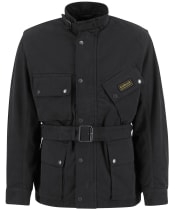 Men's Barbour International Washed Casual A7 Jacket - Black