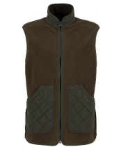 Men's Barbour Lowich Fleece Gilet - Olive