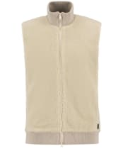 Men's Barbour International Ryefeld Fleece Gilet - Light Stone