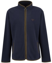Men's Barbour Harwood Zip Through Fleece - Navy