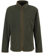 Men's Barbour Harwood Zip Through Fleece - Olive