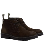 Men's Barbour Maxwell Waterproof Chukka Boots - OILED BROWN SUED