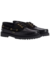 Men's Barbour Deck Boat Shoe - Black