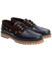 Men's Barbour Deck Boat Shoe - New Navy