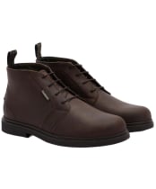 Men's Barbour Meays Chukka Boots - Dark Brown