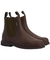 Men's Barbour Hale Chelsea Boots - Dark Brown