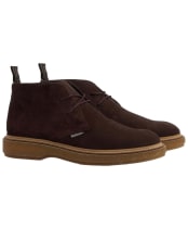 Men's Barbour Blaine Chukka Boots - Choc Suede