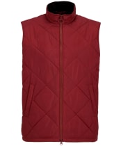 Men's Barbour Finn Gilet - Brick Red