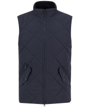 Men's Barbour City Chelsea Quilted Gilet - DARK NAVY/MIDNIG