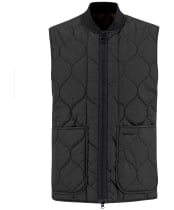 Men's Barbour Re-Engineered Utility Liddesdale Quilted Gilet - Black