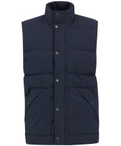 Men's Barbour Brampton Puffer Gilet - DARK NAVY/MIDNIG