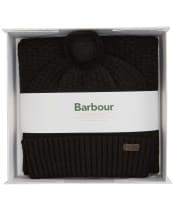 Men's Barbour Ramside Beanie And Scarf Gift Set - Black