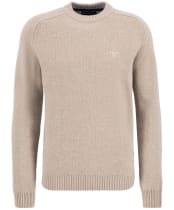 Men's Barbour Grangetown Crew Neck Sweater - Washed Stone