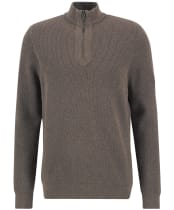 Men's Barbour International Crawley Funnel Neck Jumper - Brindle
