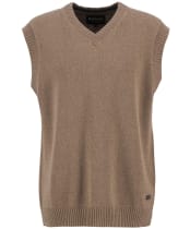 Men's Barbour Kelson Knitted Vest - Stone