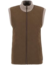 Men's Barbour Shoveler Knitted Gilet - Stone
